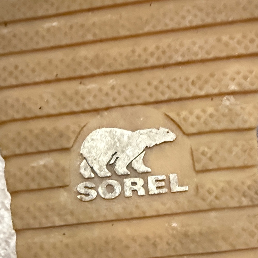 Sorel Girls' Brown Glitter Front Strap Sandals - Picture 2 of 4